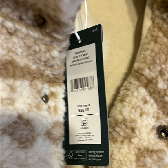 Alpine Design Cream and Brown Varsity Jacket - Picture 4 of 7